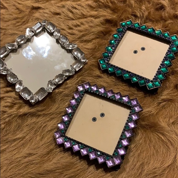 Accents Set Of 3 Jeweled Picture Frames Poshmark